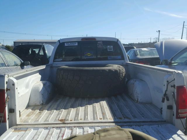 1B7FL26X21S350785 - 2001 DODGE DAKOTA WHITE photo 6