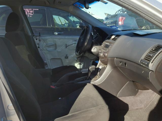 1HGCM56797A203509 - 2007 HONDA ACCORD EX SILVER photo 5