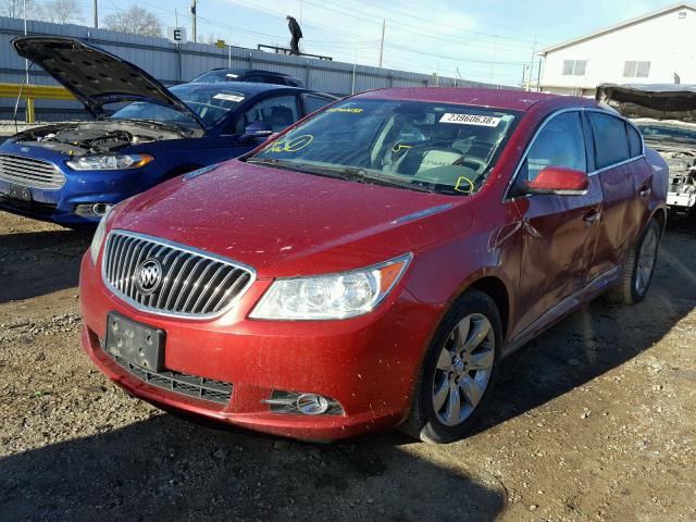 1G4GF5E37DF252985 - 2013 BUICK LACROSSE P RED photo 2