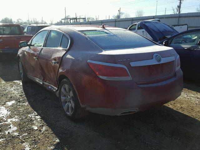 1G4GF5E37DF252985 - 2013 BUICK LACROSSE P RED photo 3