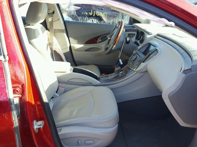 1G4GF5E37DF252985 - 2013 BUICK LACROSSE P RED photo 5
