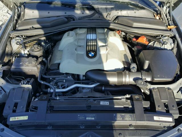 WBAEK73475B327270 - 2005 BMW 645 CI AUT GRAY photo 7