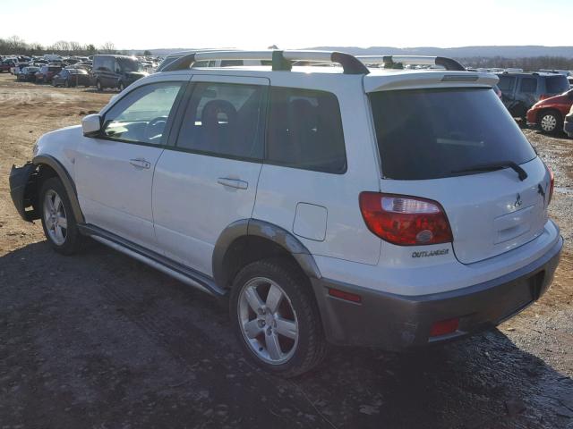 JA4LZ41F35U039107 - 2005 MITSUBISHI OUTLANDER WHITE photo 3