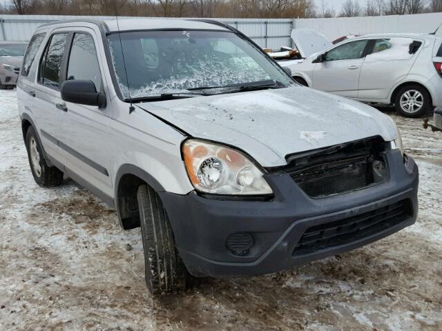 JHLRD78516C042613 - 2006 HONDA CR-V LX SILVER photo 1