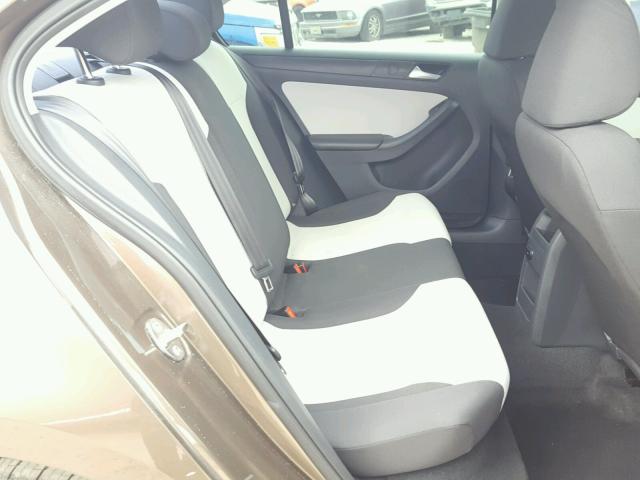 3VW2K7AJXFM415297 - 2015 VOLKSWAGEN JETTA BASE ყავისფერი ფოტო 6