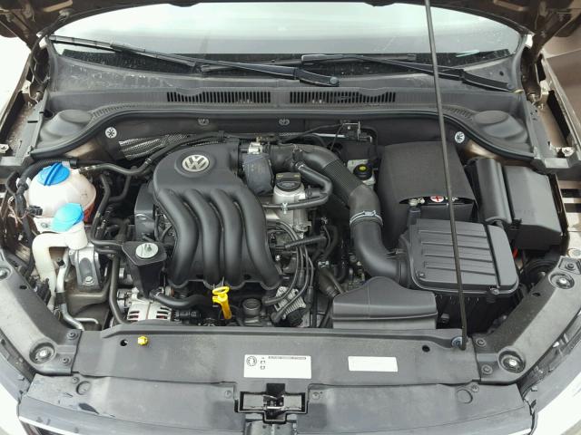3VW2K7AJXFM415297 - 2015 VOLKSWAGEN JETTA BASE ყავისფერი ფოტო 7