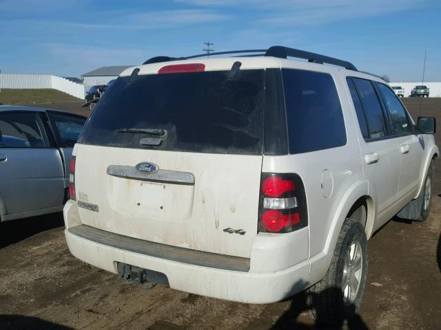 1FMEU7DE2AUB02320 - 2010 FORD EXPLORER X WHITE photo 4