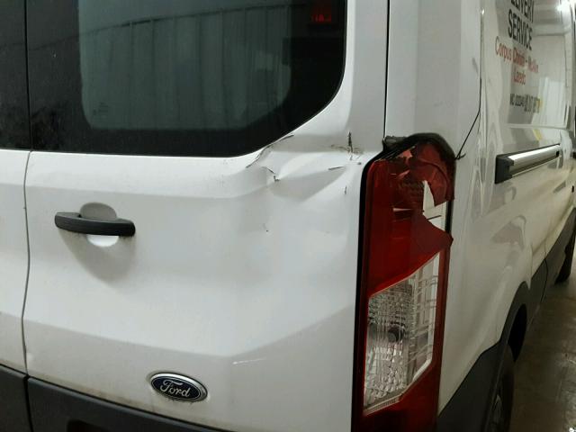 1FTNE2CM7FKA36864 - 2015 FORD TRANSIT T- WHITE photo 9