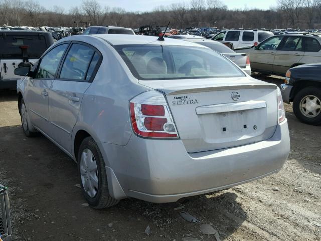 3N1AB6AP2AL716466 - 2010 NISSAN SENTRA 2.0 SILVER photo 3