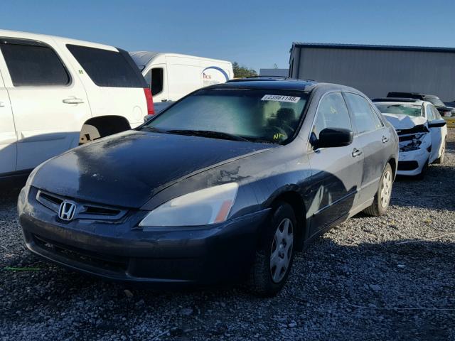 1HGCM56405A194931 - 2005 HONDA ACCORD LX BLUE photo 2