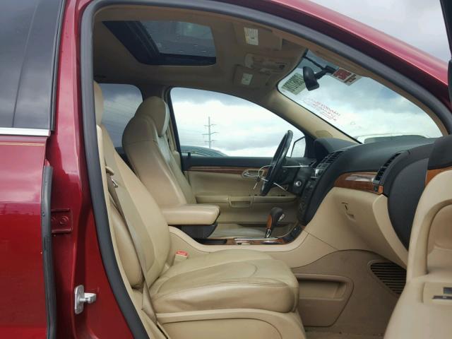 5GZEV33777J114047 - 2007 SATURN OUTLOOK SP მუქწითელი ფოტო 5