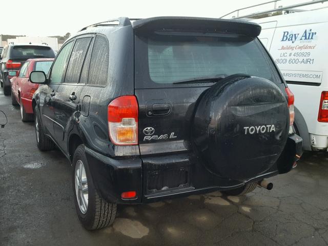 JTEGH20V720079714 - 2002 TOYOTA RAV4 BLACK photo 3