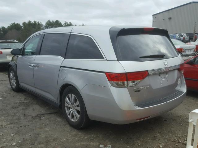 5FNRL5H45EB078947 - 2014 HONDA ODYSSEY EX SILVER photo 3