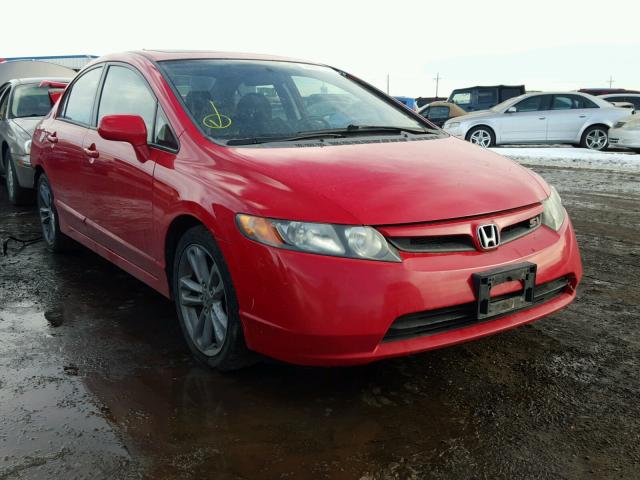 2HGFA55558H711775 - 2008 HONDA CIVIC SI RED photo 1