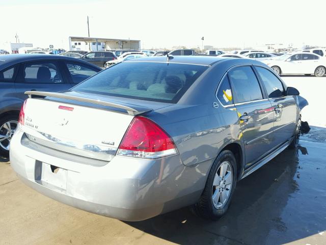 2G1WT57K991100761 - 2009 CHEVROLET IMPALA 1LT GRAY photo 4