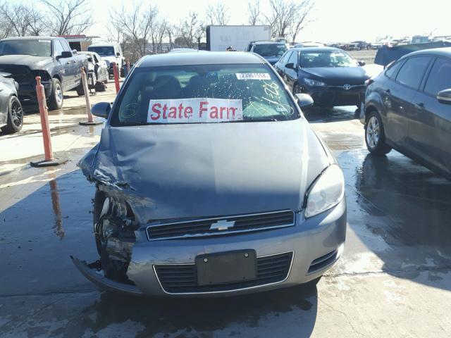 2G1WT57K991100761 - 2009 CHEVROLET IMPALA 1LT GRAY photo 9