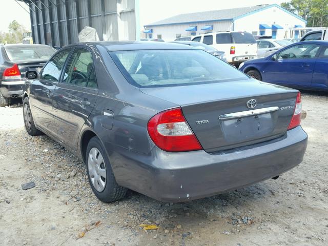 4T1BE32K34U824627 - 2004 TOYOTA CAMRY LE GRAY photo 3