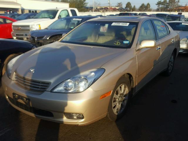 JTHBA30G345036289 - 2004 LEXUS ES 330 GOLD photo 2