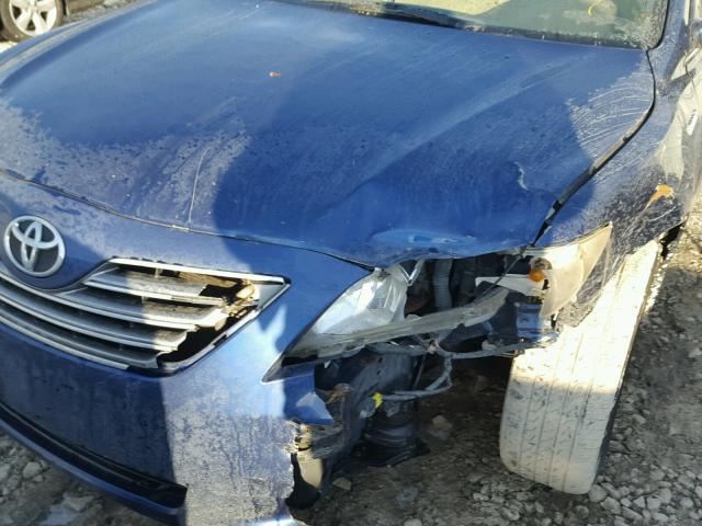 JTNBB46K773012928 - 2007 TOYOTA CAMRY NEW BLUE photo 9