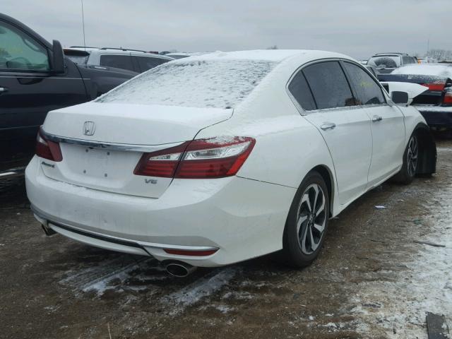 1HGCR3F81HA021786 - 2017 HONDA ACCORD EXL WHITE photo 4