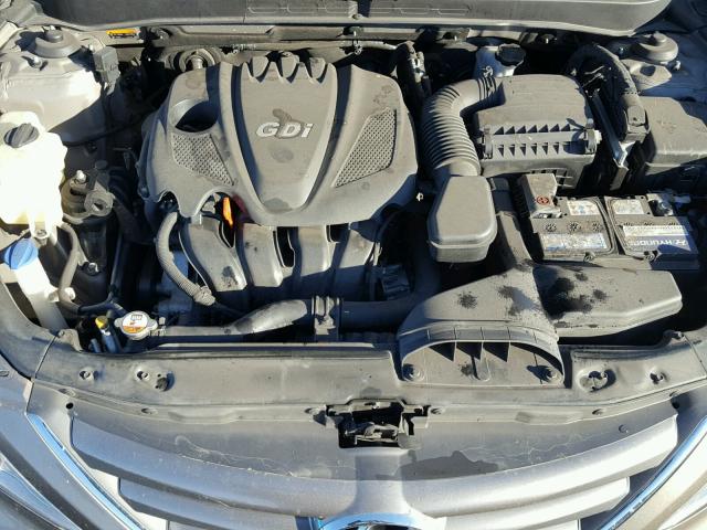 5NPEB4AC1EH917118 - 2014 HYUNDAI SONATA GLS GOLD photo 7