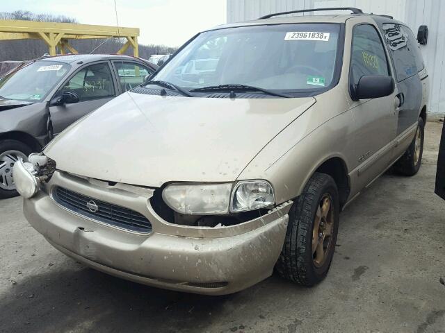 4N2XN11T6XD841013 - 1999 NISSAN QUEST SE GOLD photo 2