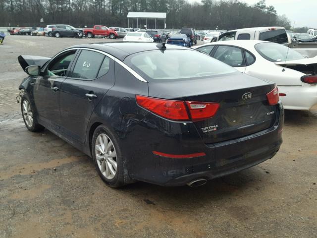 5XXGN4A76EG277888 - 2014 KIA OPTIMA EX BLACK photo 3