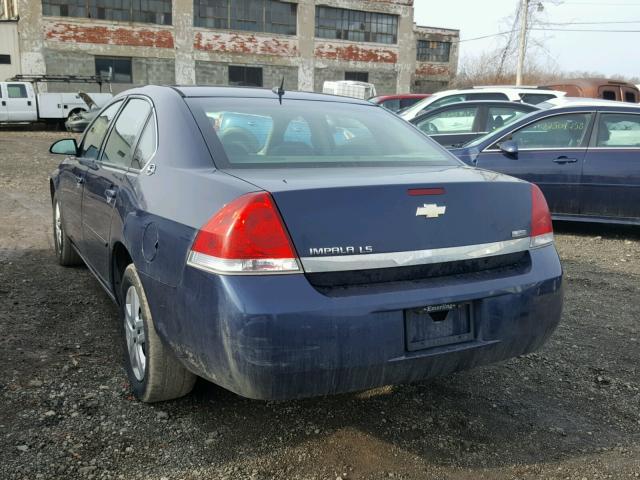 2G1WB58K879375716 - 2007 CHEVROLET IMPALA LS BLUE photo 3