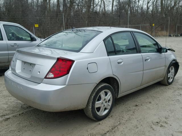 1G8AJ55F87Z197043 - 2007 SATURN ION LEVEL SILVER photo 4