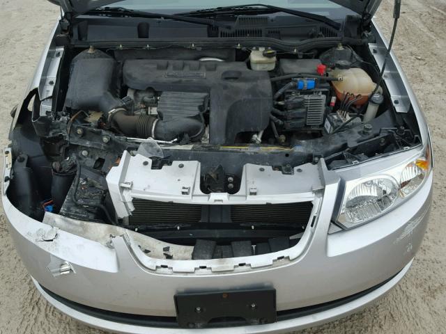 1G8AJ55F87Z197043 - 2007 SATURN ION LEVEL SILVER photo 7