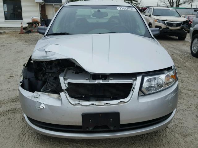 1G8AJ55F87Z197043 - 2007 SATURN ION LEVEL SILVER photo 9