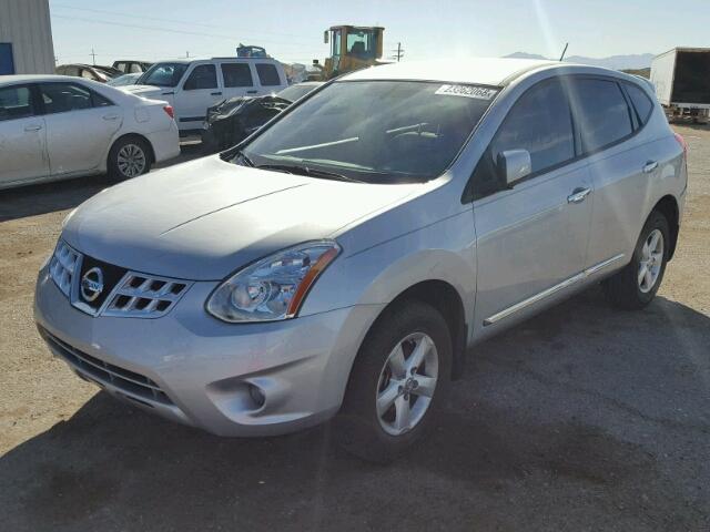 JN8AS5MT4DW512450 - 2013 NISSAN ROGUE S SILVER photo 2