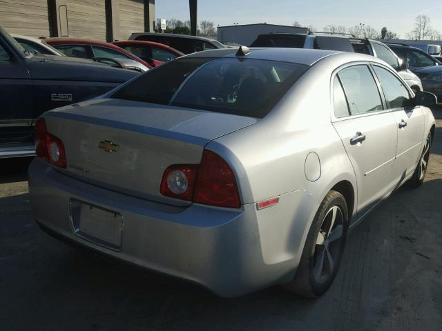 1G1ZC5E08CF292334 - 2012 CHEVROLET MALIBU 1LT SILVER photo 4