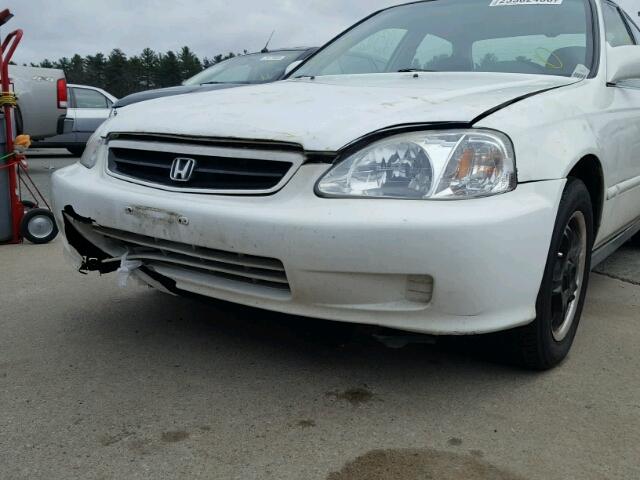 1HGEJ8643XL046427 - 1999 HONDA CIVIC EX WHITE photo 9