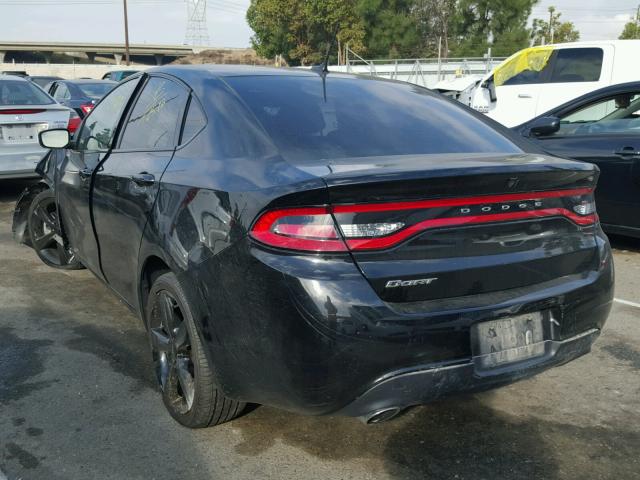 1C3CDFBB1GD516913 - 2016 DODGE DART SXT BLACK photo 3