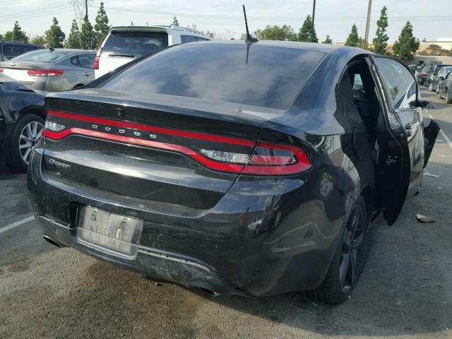 1C3CDFBB1GD516913 - 2016 DODGE DART SXT BLACK photo 4