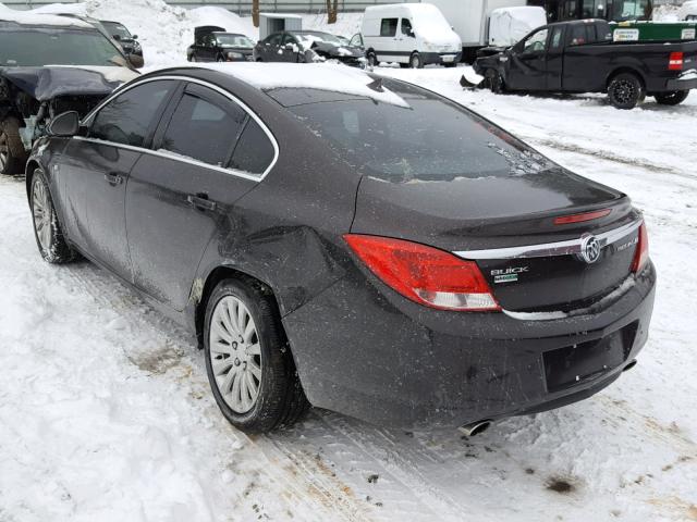 W04GW5EV8B1121011 - 2011 BUICK REGAL CXL BROWN photo 3