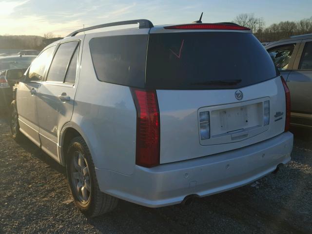 1GYEE637080182596 - 2008 CADILLAC SRX WHITE photo 3