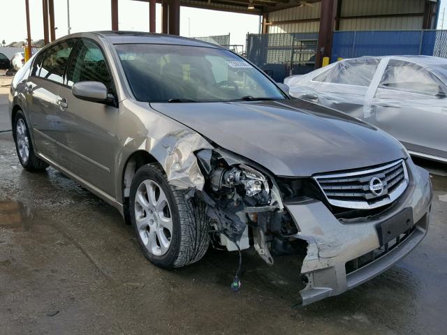 1N4BA41E47C804209 - 2007 NISSAN MAXIMA SE BROWN photo 1