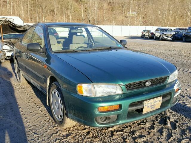 JF1GC4351YH504970 - 2000 SUBARU IMPREZA L GREEN photo 1