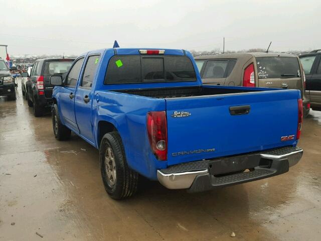 1GTCS139978100018 - 2007 GMC CANYON BLUE photo 3