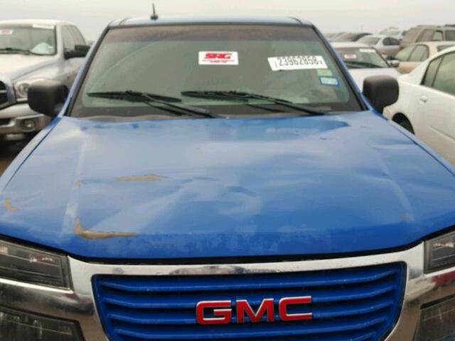 1GTCS139978100018 - 2007 GMC CANYON BLUE photo 9