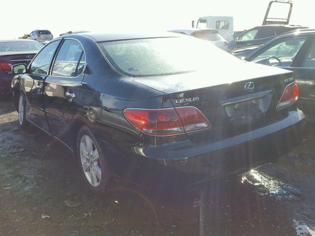 JTHBA30G655058823 - 2005 LEXUS ES 330 BLACK photo 3