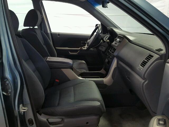 5FNYF281X6B003864 - 2006 HONDA PILOT LX BLUE photo 5