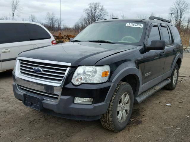 1FMEU73E66UB06010 - 2006 FORD EXPLORER X BLACK photo 2