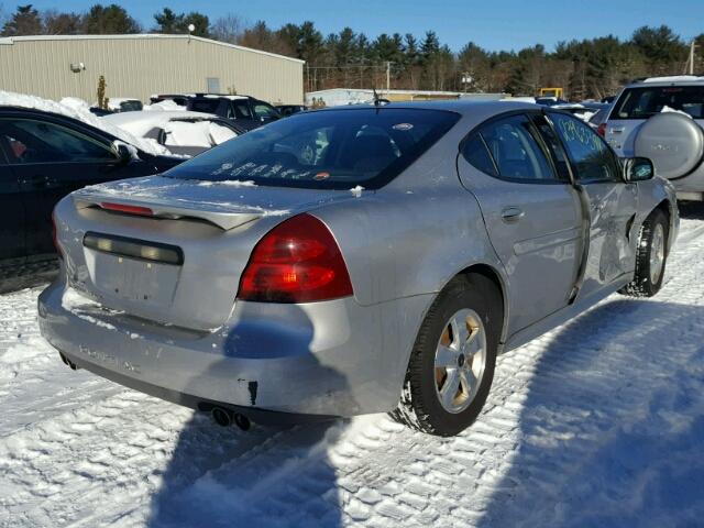 2G2WP552861114312 - 2006 PONTIAC GRAND PRIX SILVER photo 4