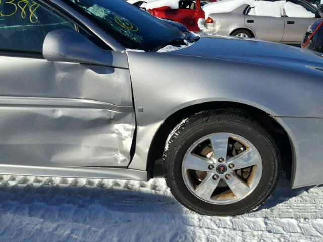 2G2WP552861114312 - 2006 PONTIAC GRAND PRIX SILVER photo 9