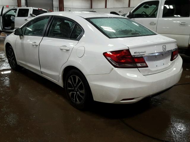 19XFB2F80FE029382 - 2015 HONDA CIVIC EX თეთრი ფოტო 3