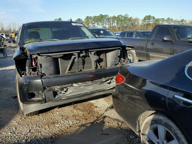 1GCEC14X88Z151699 - 2008 CHEVROLET SILVERADO BLACK photo 10