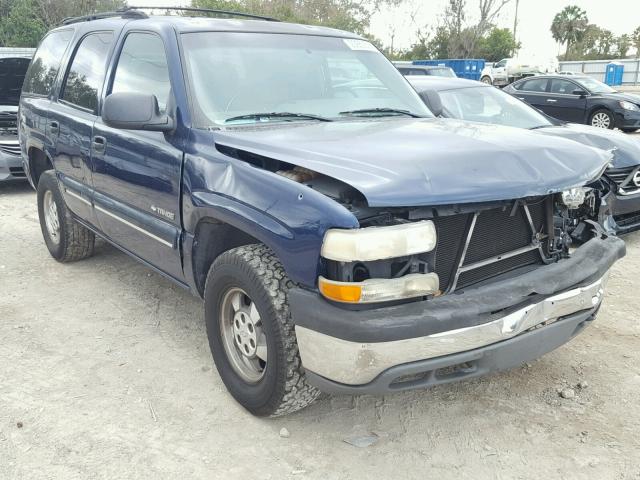 1GNEC13T01R222065 - 2001 CHEVROLET TAHOE C150 BLUE photo 1